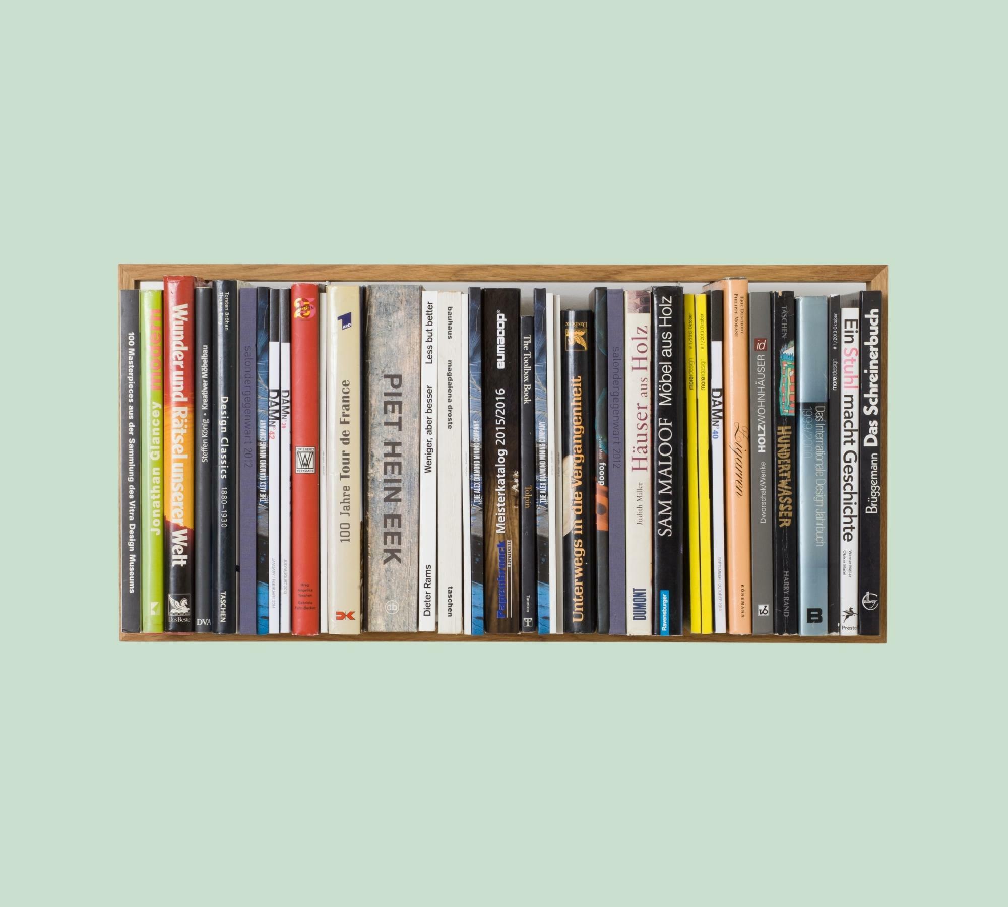 Bücherregal mit Eichenrahmen b9 Kratzspuren tief 1