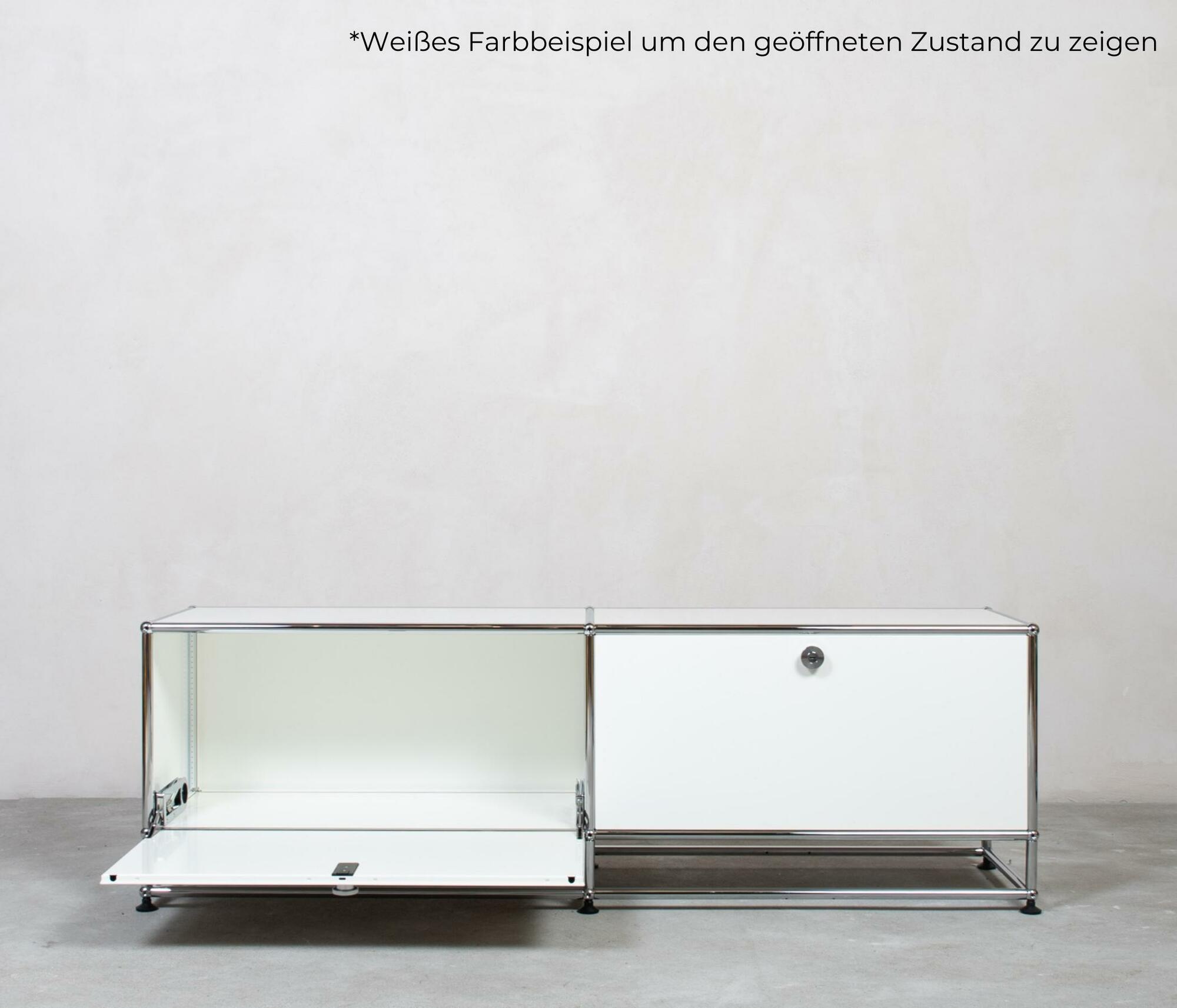 USM Haller Sideboard 2x1 Fächer Reinweiß 2