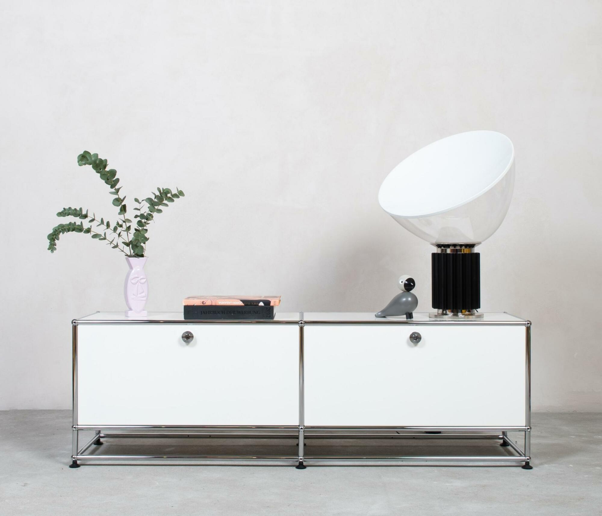 USM Haller Sideboard 2x1 Fächer Reinweiß 3