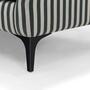 Anna Sofa 3-Sitzer Straight Latte Black 6