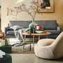 Anna Sofa 3-Sitzer Straight Latte Black 7