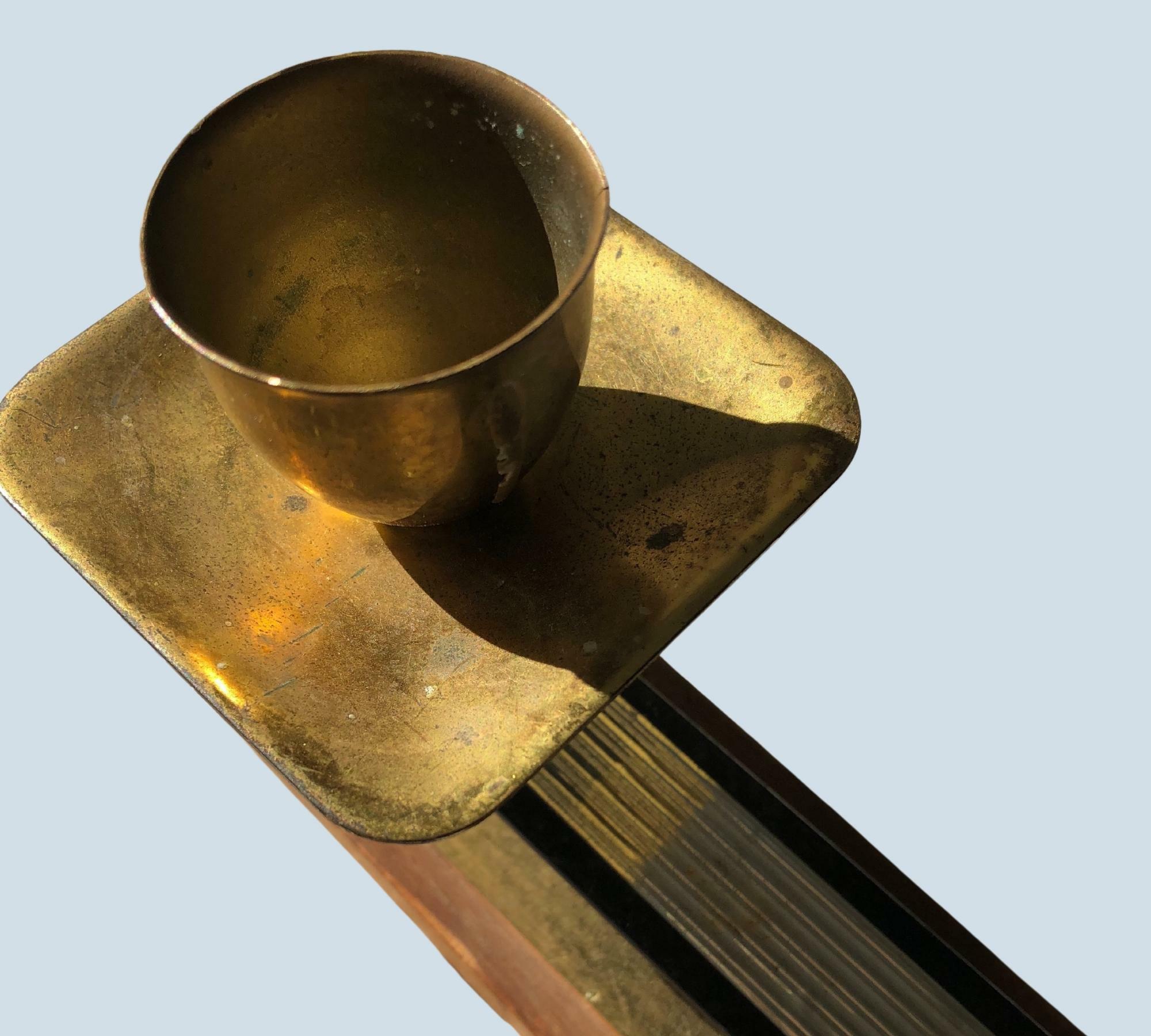 Retro candlestick 1950s 3