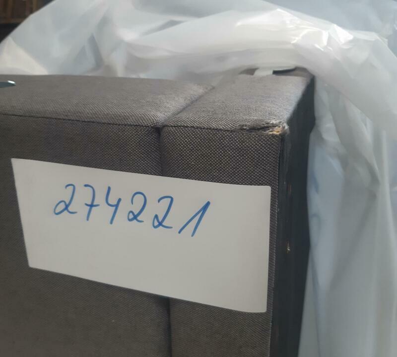 Tyme 3-Sitzer Sofa Récamiere Links Kiesgrau und Eiche 7