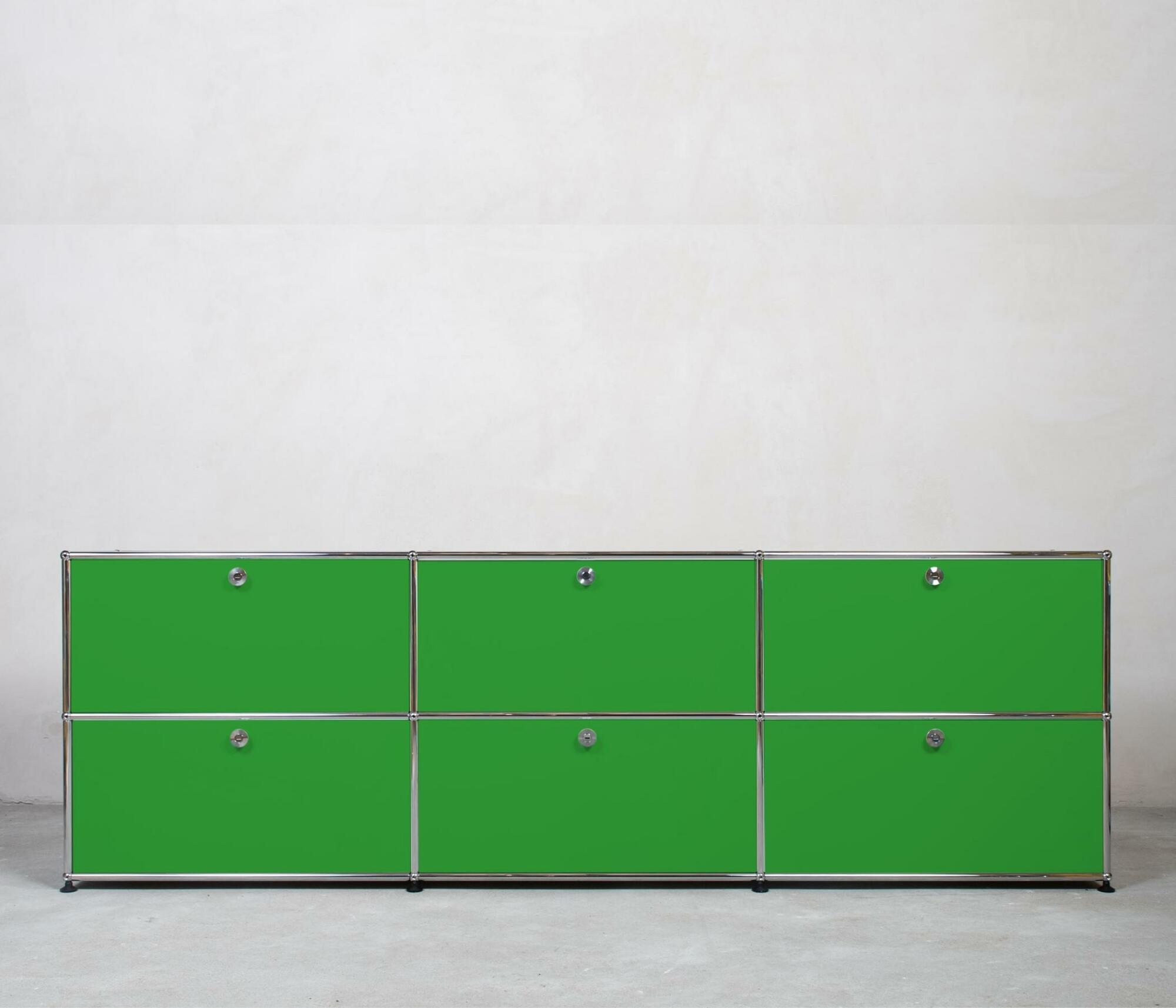 USM Haller Sideboard 3x2 Fächer Grün 0