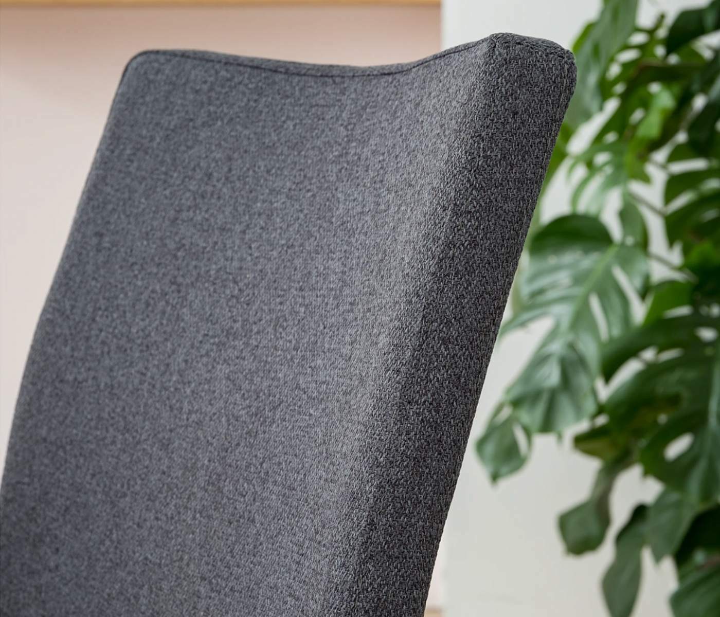 2x High-quality Cantilever Chairs Anthracite 3