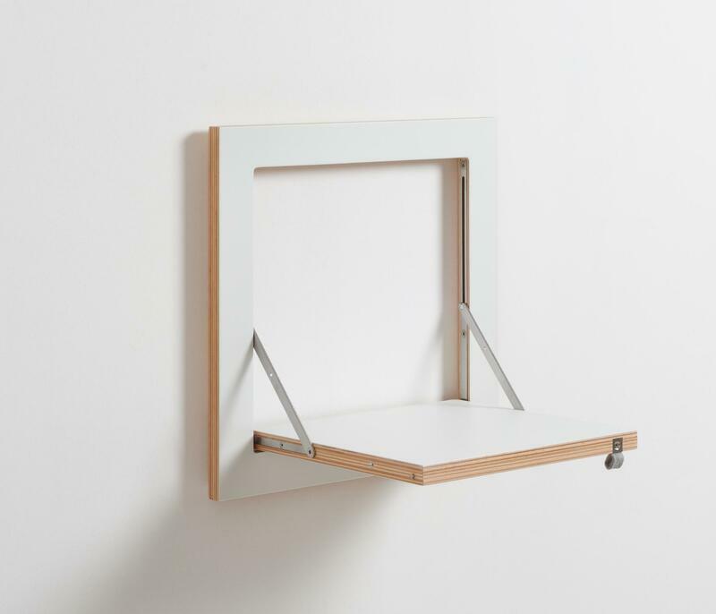 Fläpps Shelf Wood White 40 x 40 cm 2