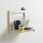 Fläpps Shelf Wood White 40 x 40 cm 3