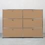 USM Haller Highboard 2x3 Fächer Beige 0