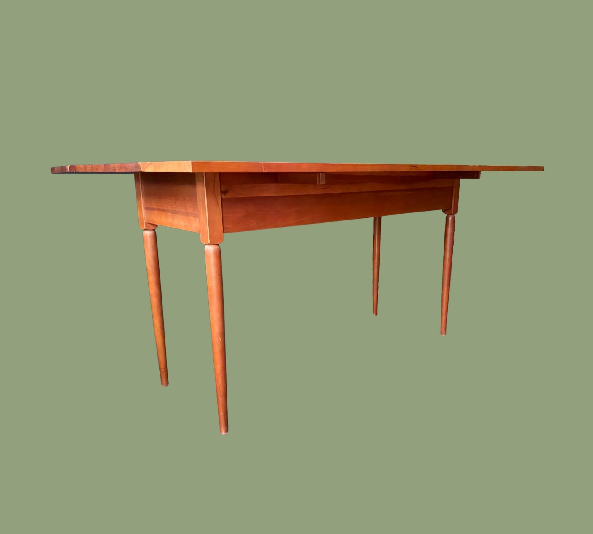 Original hochwertiger Drop-Leaf Tisch aus Kirschholz-Massiv 3