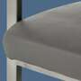 2er Set Freischwinger Echtleder Grau 6