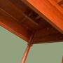 Original hochwertiger Drop-Leaf Tisch aus Kirschholz-Massiv 5
