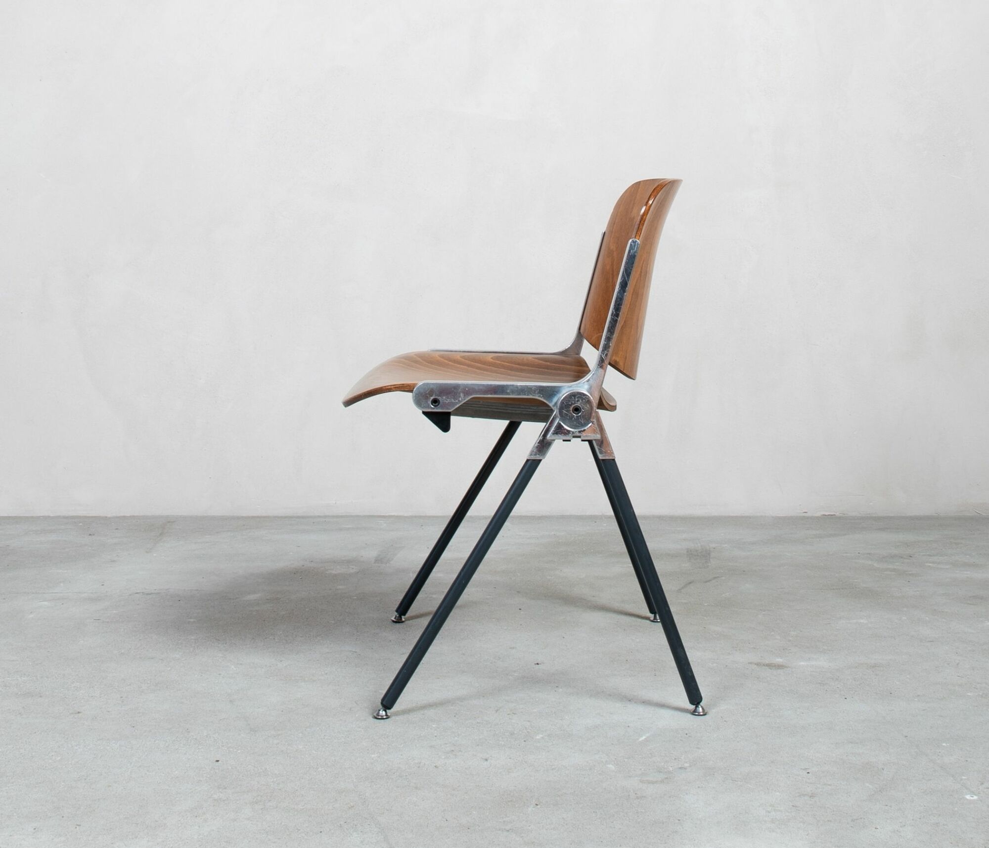 Stuhl Giancarlo Piretti Anonima Castelli Holz 4