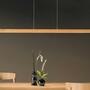 Minimalistische LED Pendelleuchte Holz 4