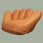 Poltronova JOE Baseball Sessel braunes Leder 0