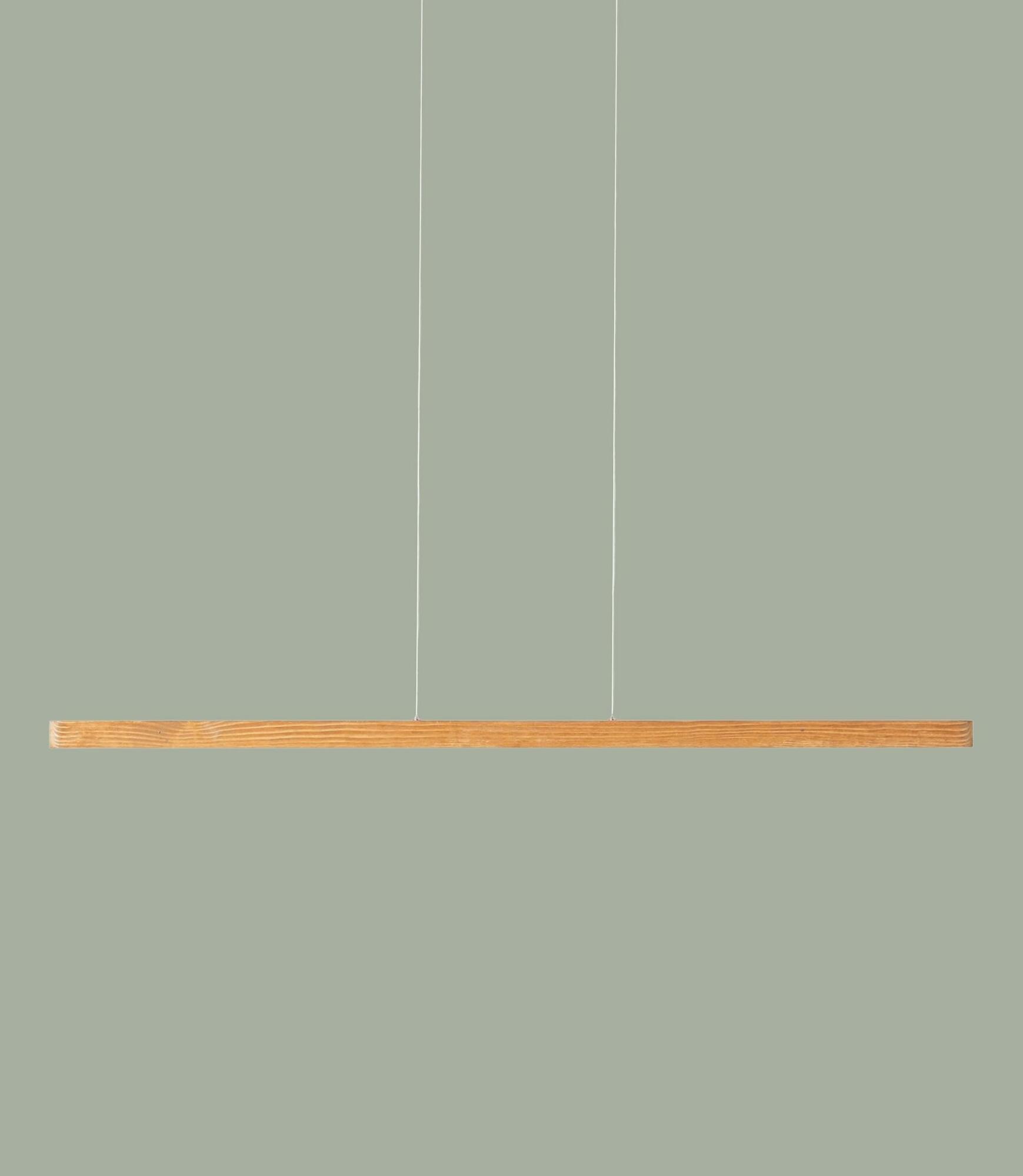 Minimalistische LED Pendelleuchte Holz 0