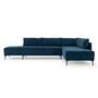 Vivica Schlafsofa Récamiere Rechts Planet Legion Blue 1