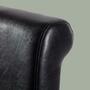 Upholstered chair Nello II (set of 2) Faux leather Black 4