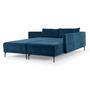 Vivica Schlafsofa Récamiere Rechts Planet Legion Blue 3