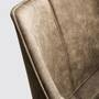 Armchair microfiber Used look Beige 4