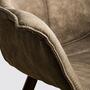 Armchair microfiber Used look Beige 5