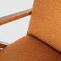 Cocoli-Exclusive Bouclé-Armlehnstuhl Dunkelorange 3
