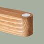 Minimalistische LED Pendelleuchte Holz 3