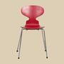 Fritz Hansen Stuhl Ameise Rot 1
