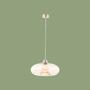 Glass pendant lamp champagne colored 1