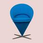 Cone Stuhl von Verner Panton Blau 1