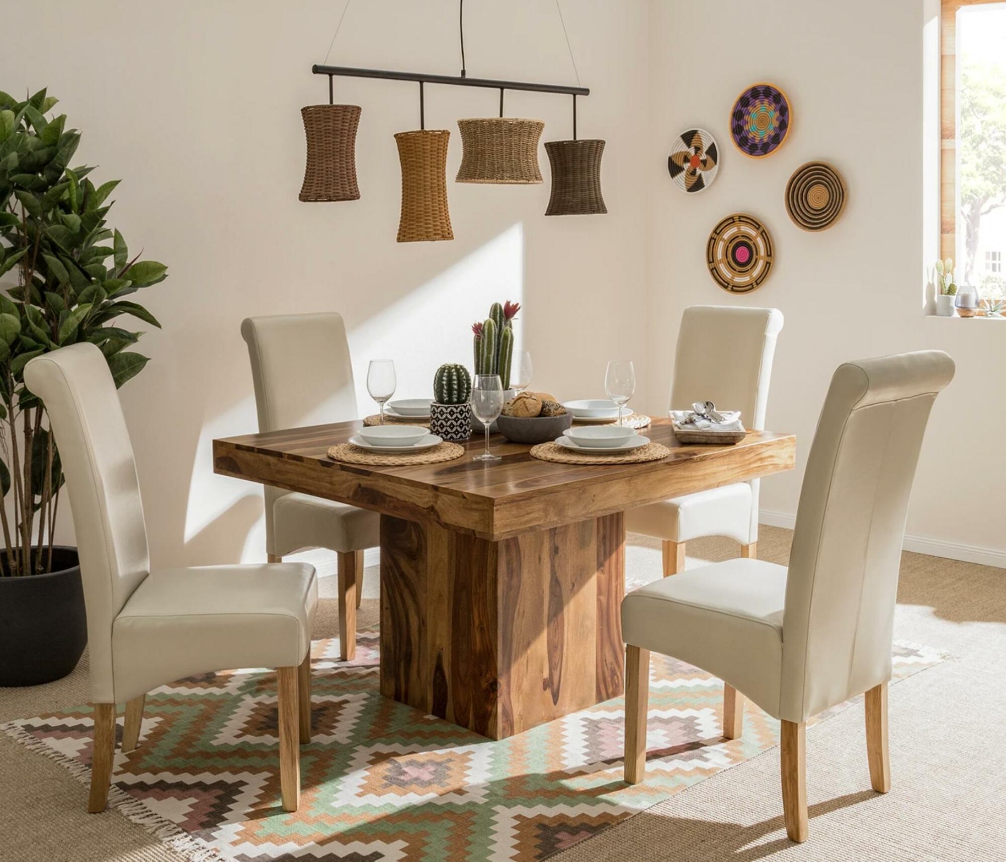 Polsterstuhl Nello I Creme 2er Set 7