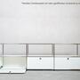 USM Haller Sideboard 3x2 Fächer offen Rubinrot 1