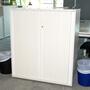 Verschließbarer Aktenschrank Weiß 2