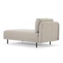 Ellis Sofa mit Récamiere links Beige 1