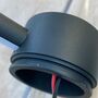 Minimalistische LED Wandleuchte PERSEIS Classic Schwarz 4