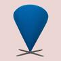 Cone Stuhl von Verner Panton Blau 3