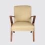 Cocoli-Exclusive Bouclé-Armlehnstuhl Beige 1