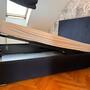 Mezzo Bett Lux Felt Bezug Blau inkl. Lattenrost 5