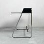 Thonet S 1200 Sekretär schwarzes Holz und Metall 2