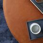 No. 5 Hocker Braun Leder 3