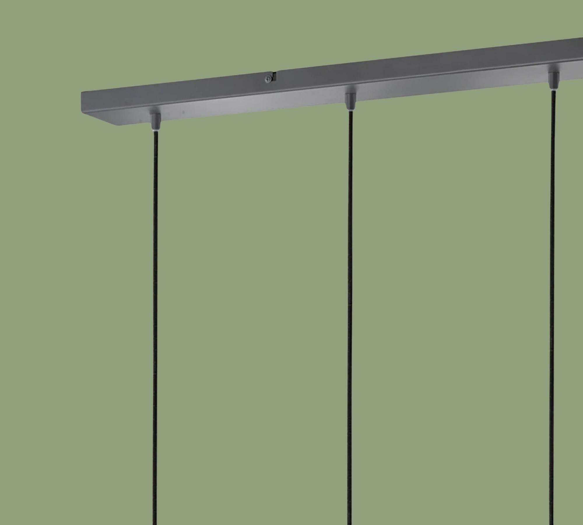 4-light pendant light black and gold 2