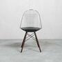 Vitra Eames Wire Chair DKW mit Sitzpolster Metall 1