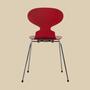 Fritz Hansen Stuhl Ameise Rot 4