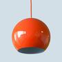 Runde Hängeleuchte Orange  0