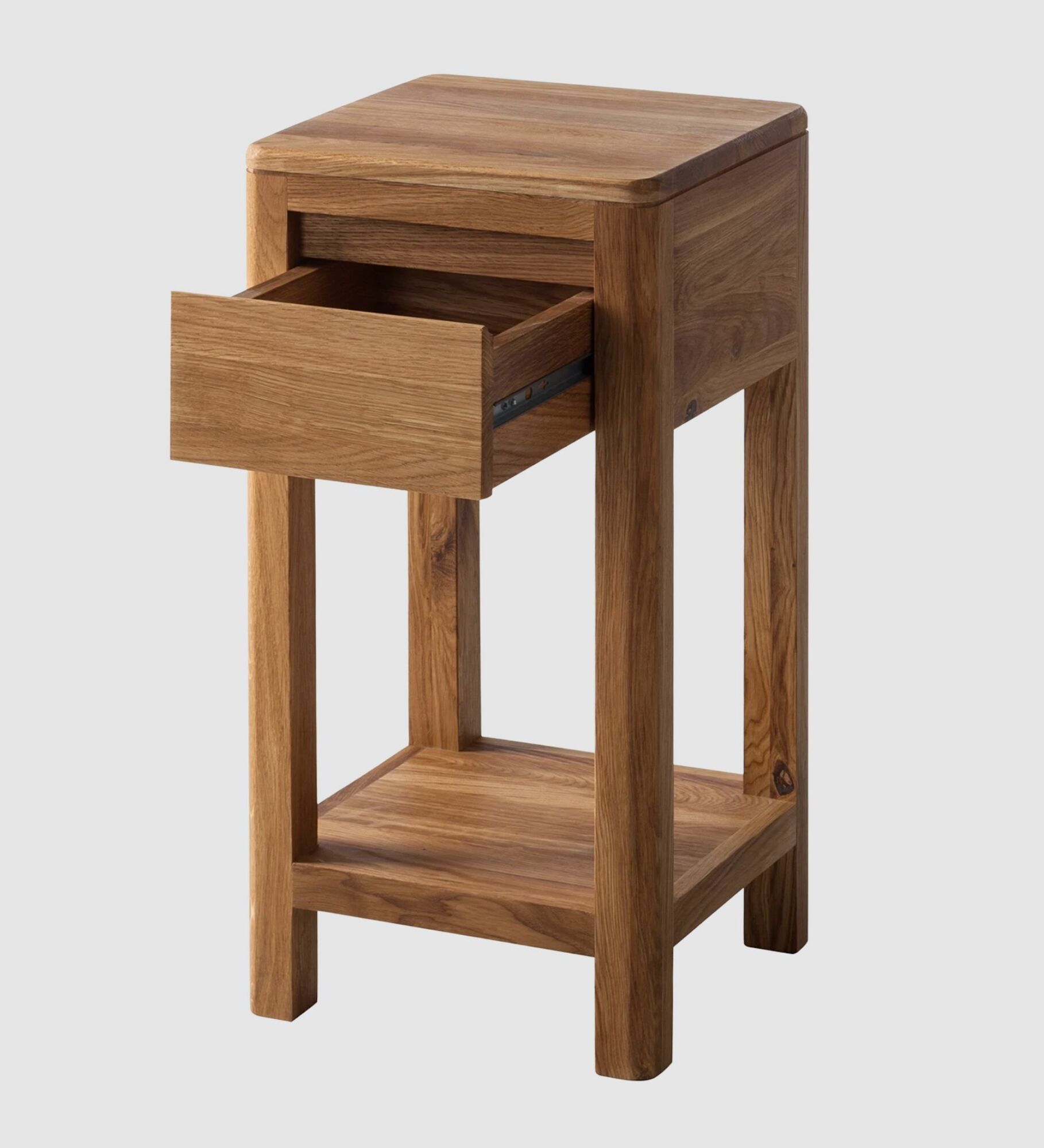 Beistelltisch Anamur I Eiche massiv Eiche Höhe: 60 cm 1