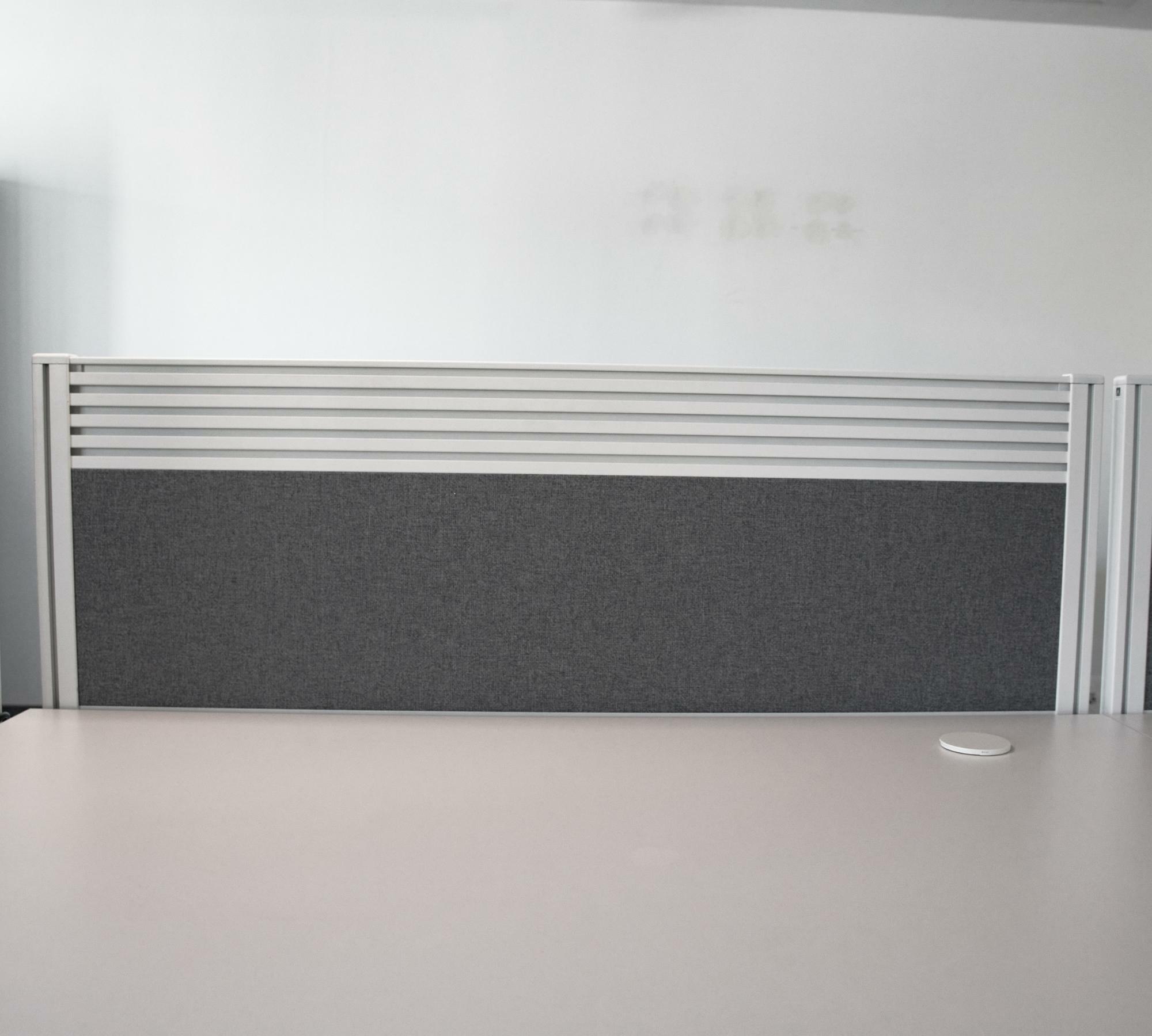 Kleiner Schreibtisch 2er Kombination Weiß 4