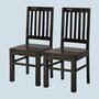 2x Esszimmerstuhl Industriell Mangoholz 0