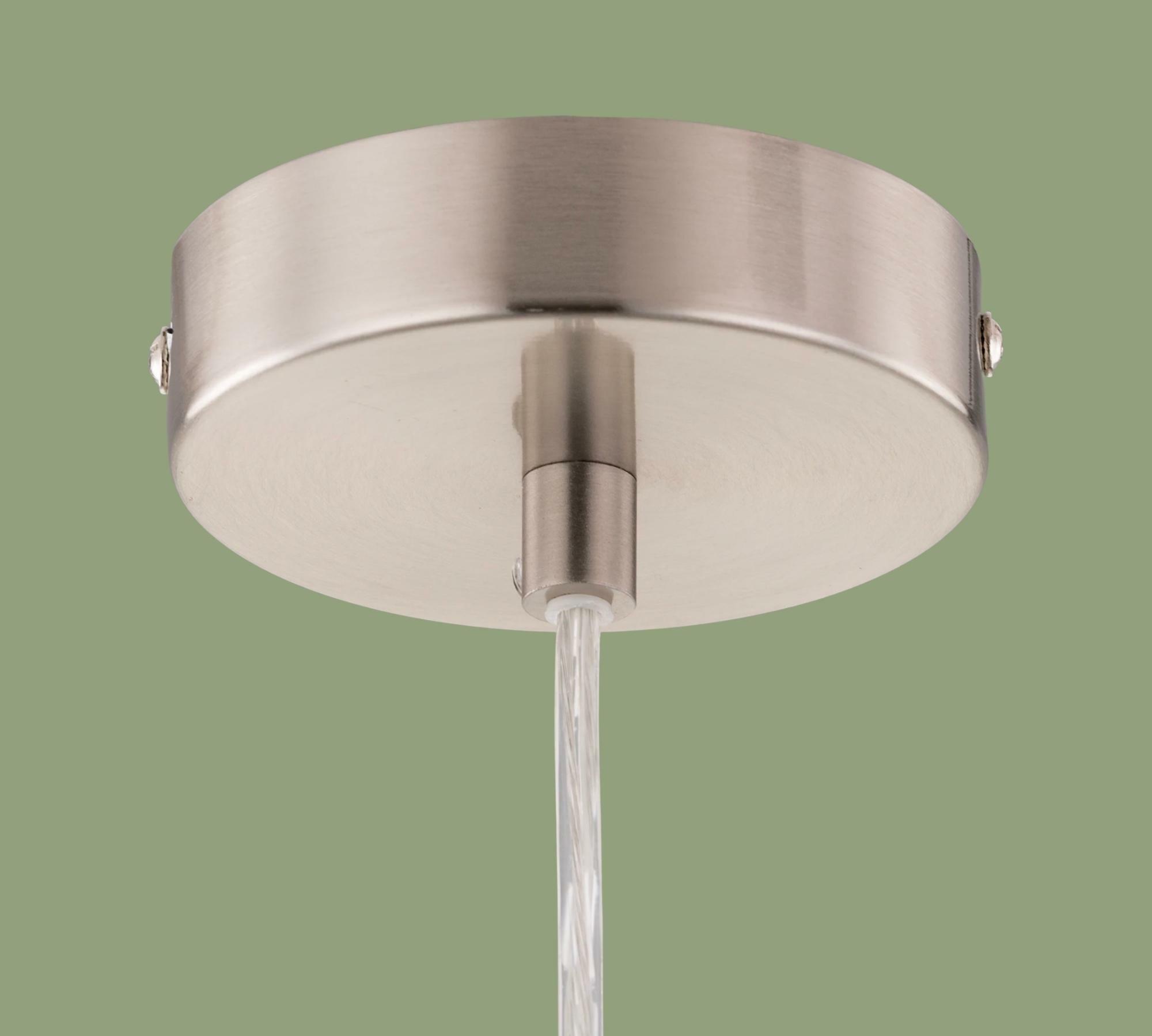 Glass pendant lamp champagne colored 5