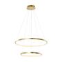 LED pendant lamp Double Circle Gold 4