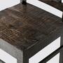 2x Esszimmerstuhl Industriell Mangoholz 5
