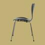 Arne Jacobsen Stuhl aus der Serie 7 Schwarz 1